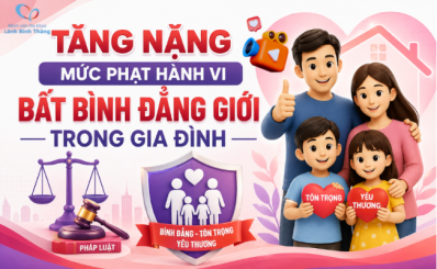 (LĐ) Tăng nặng mức phạt hành vi bất bình đẳng giới trong gia đình